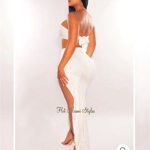 **Like new** hot Miami styles 2 piece maxi dress
